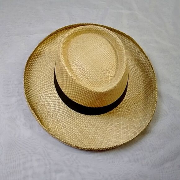 Vintage Straw Made In Philippines Hat - Picture 3 of 8